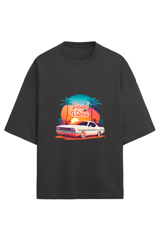 GOOD VIBES TERRY OVERSIZED T-SHIRT